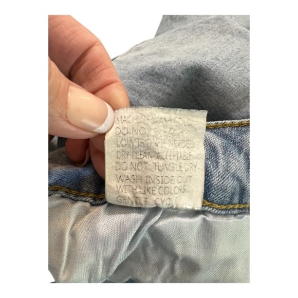 EUC women’s pleated front baggy blue jeans – size L - Picture 8 of 8